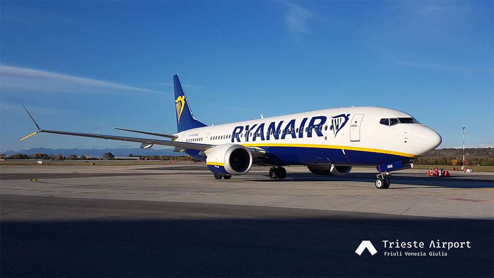 Nuove rotte Ryanair da Trieste Airport
