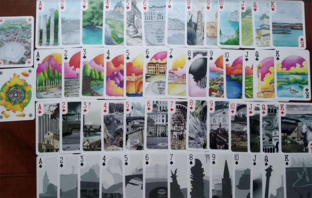 Il mazzo di carte dedicato al Patrimonio paesaggistico del Friuli Venezia Giulia