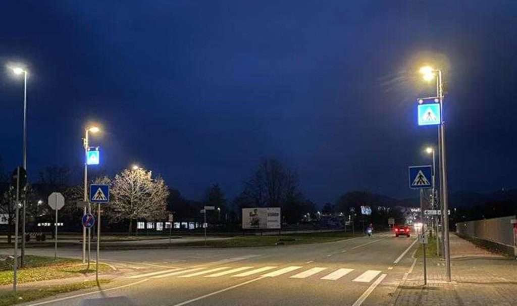 Rinnovata l'illuminazione pubblica a Cividale