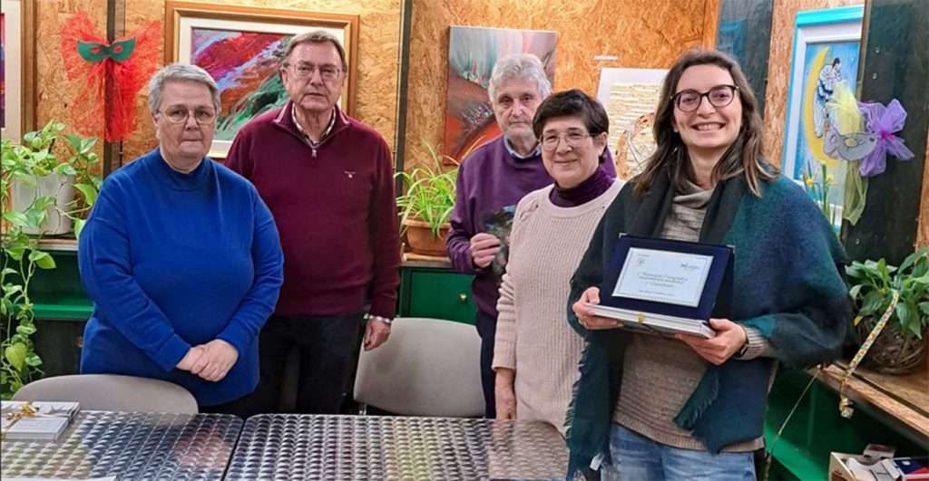 La premiazione della vincitrice Irene Bibuli