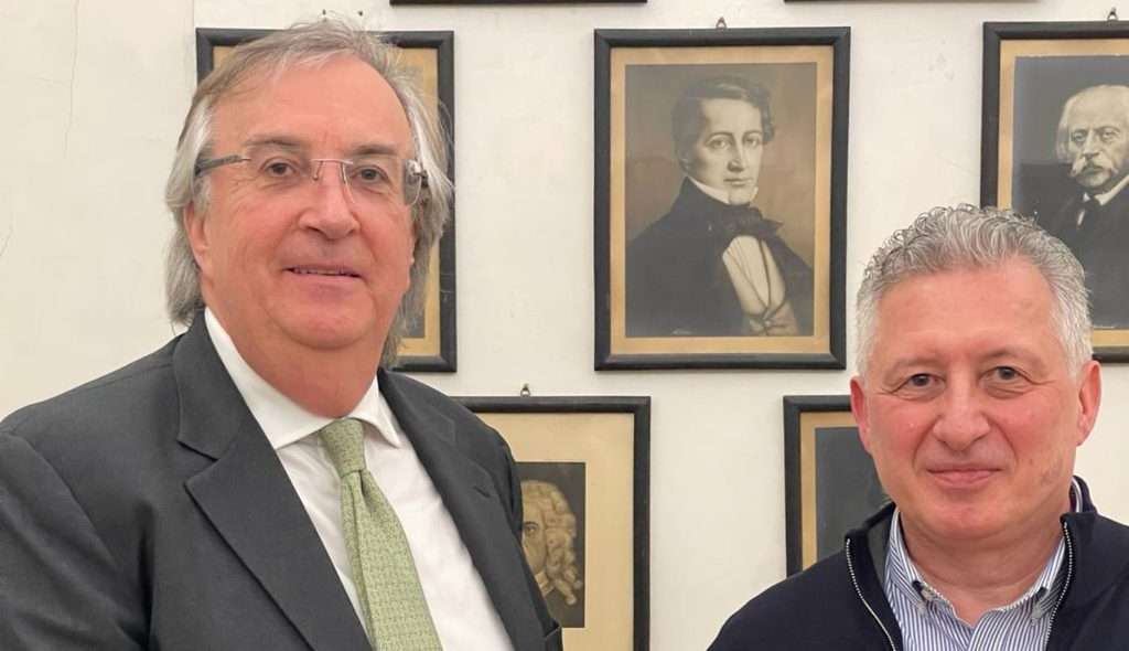Il presidente del Tomadini Pelizzo e il direttore Delle Vedove