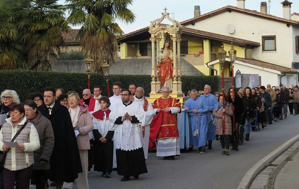 Joannis rinnova l'omaggio a Sant'Agnese
