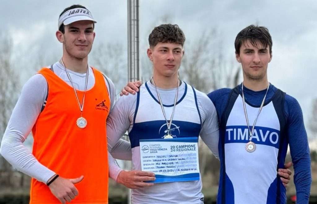 Luca Bonanno, Davide Hengl e Vittor Matteo sul podio senior