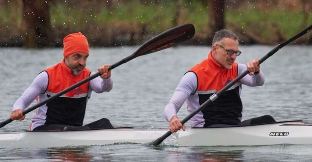 Luigi Scarantino e Mauro Scrazzolo nel K2 Master