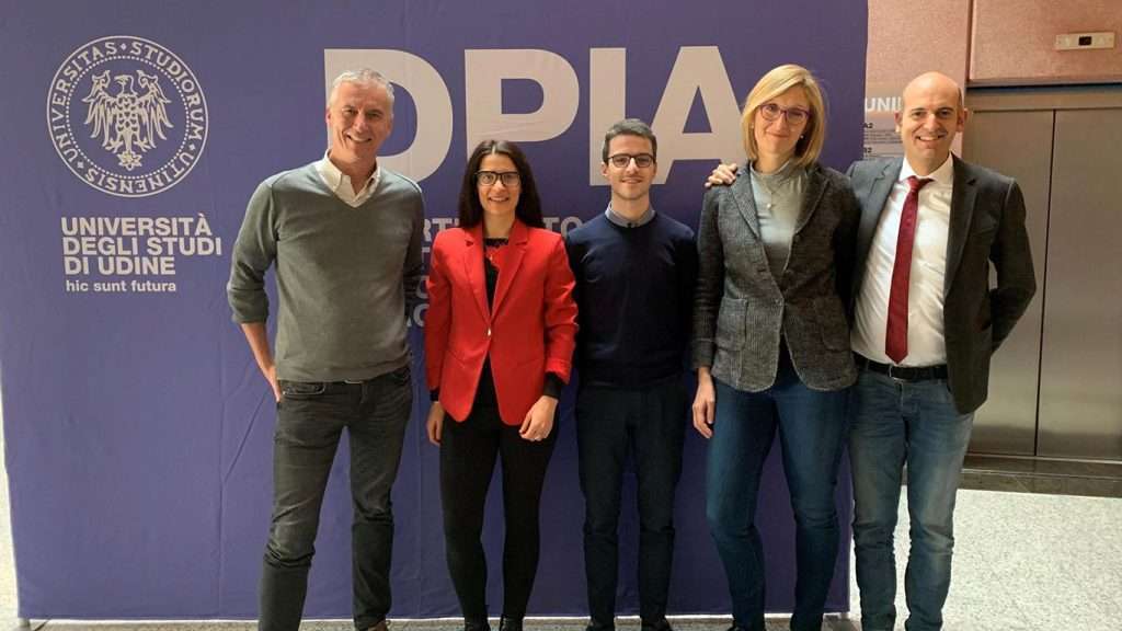 Il gruppo di ricerca dell'Università di Udine