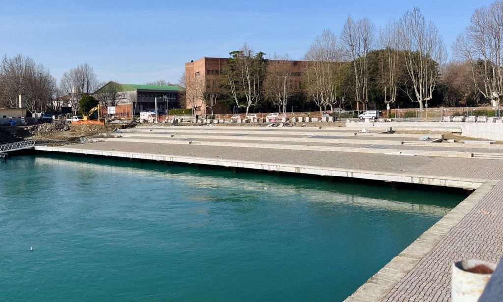 Prende forma l'attracco sul Canale Valentinis
