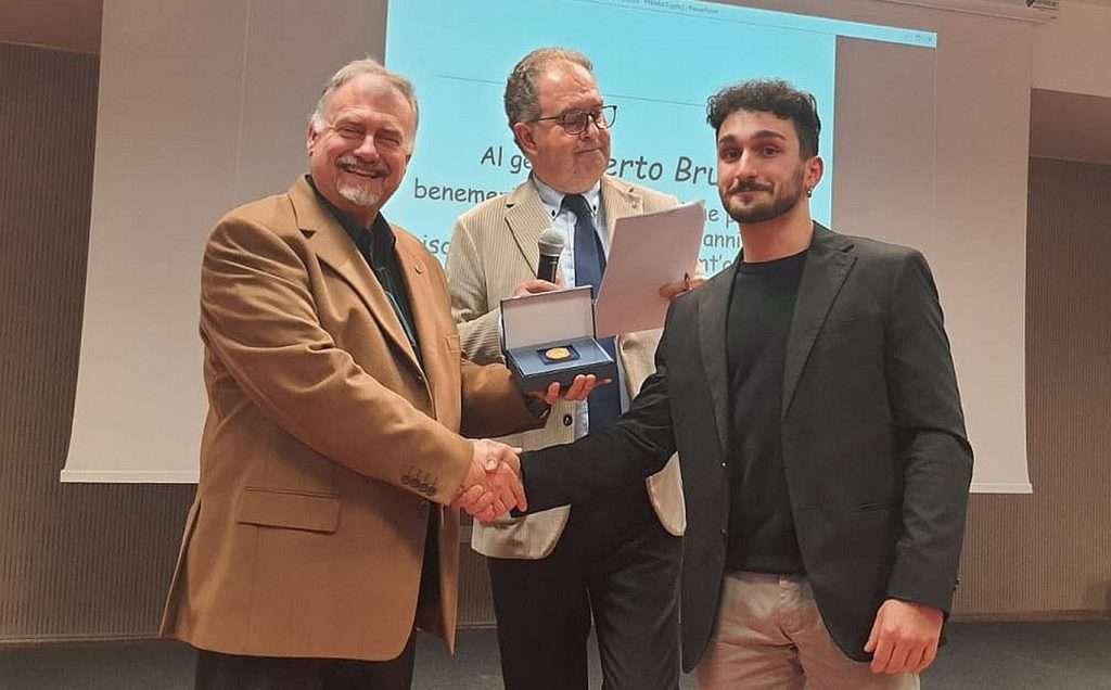 Da sinistra Berto, Barbieri e Della Noce