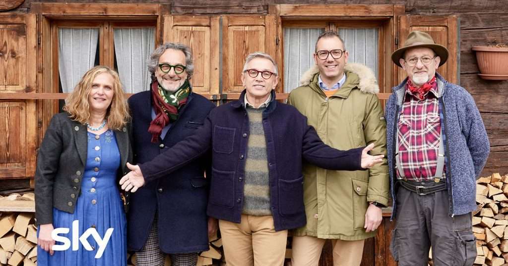 Bruno Barbieri e i 4 albergatori della Carnia