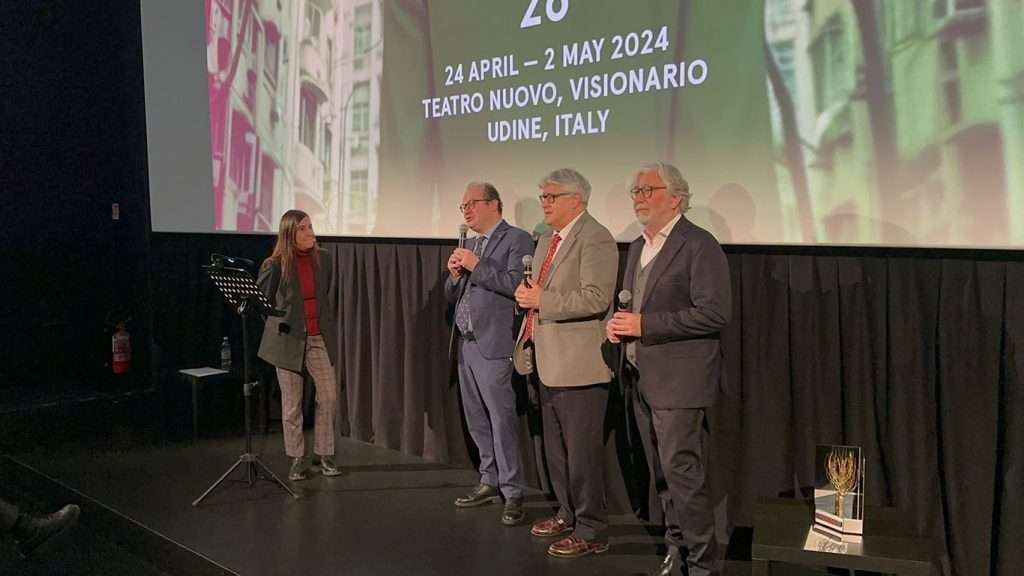 Da sinistra Anzil, De Toni e Belli (ph. Regione FVG)