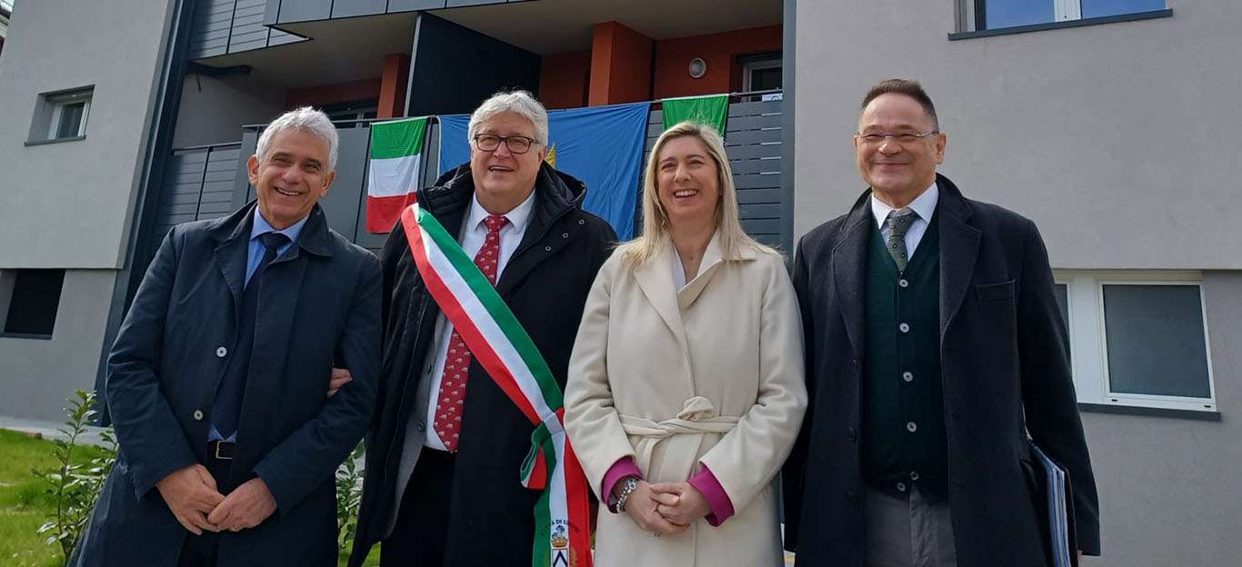 Da sinistra il prefetto di Udine, Domenico Lione, De Toni, Amirante e Michelutti
