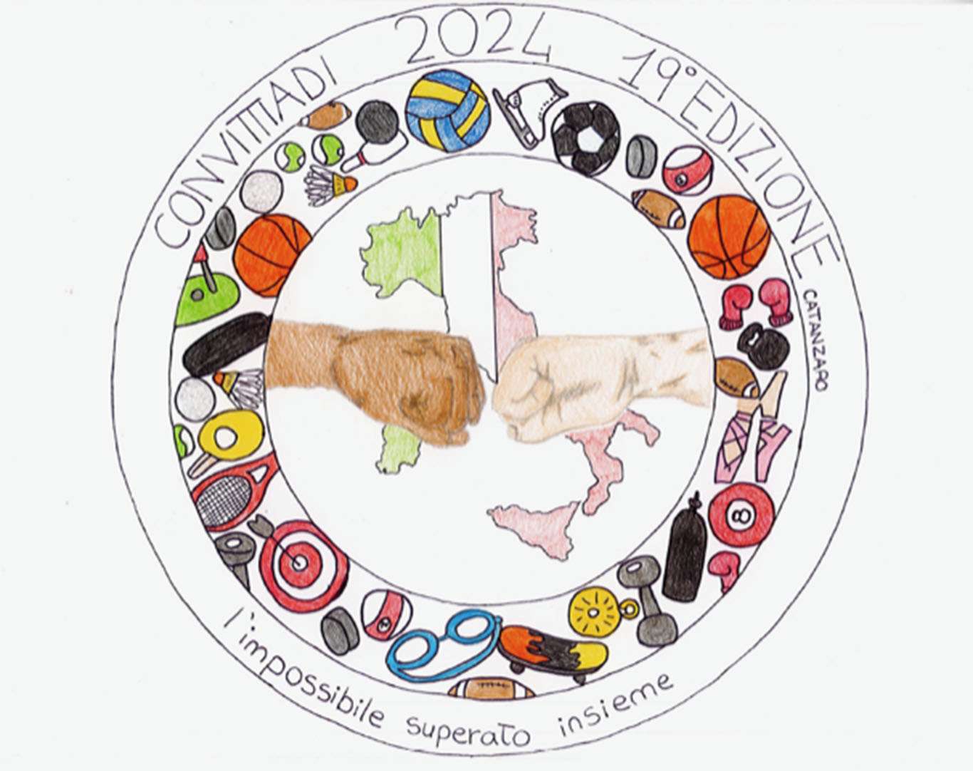 Il logo realizzato dalle studentesse di Cividale