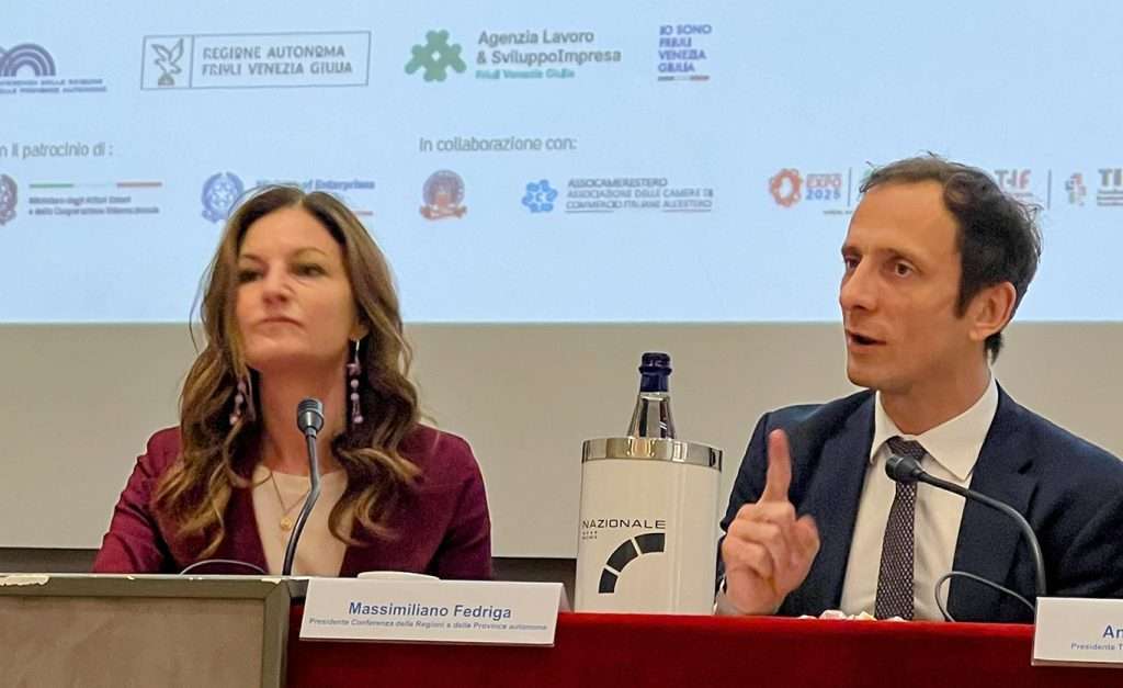 L'intervento di Massimiliano Fedriga (ph. Regione FVG)