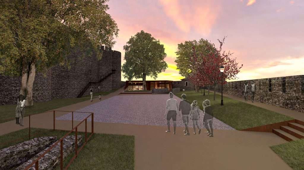 Rendering di come cambierà l'area