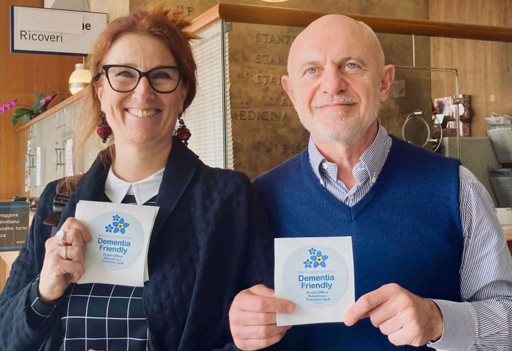 La direttrice dell’Associazione de Banfield, Giovanna Pacco, e il presidente di Policlinico Triestino, Guglielmo Danelon
