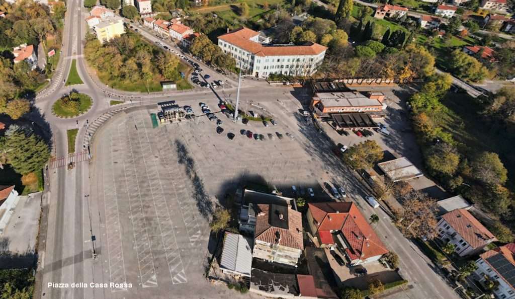 Gorizia, piazzale della Casa Rossa