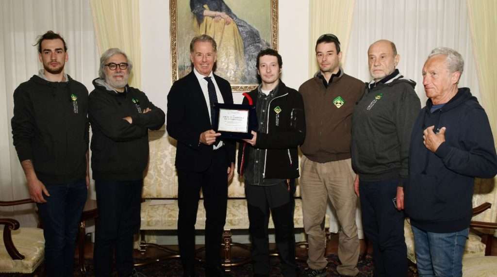 Onorificenza alla Società Adriatica di Speleologia