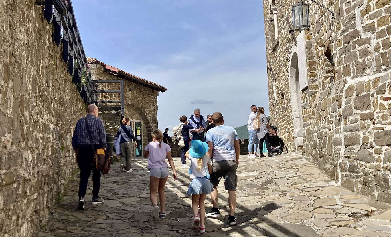 Visitatori al Castello di Gorizia