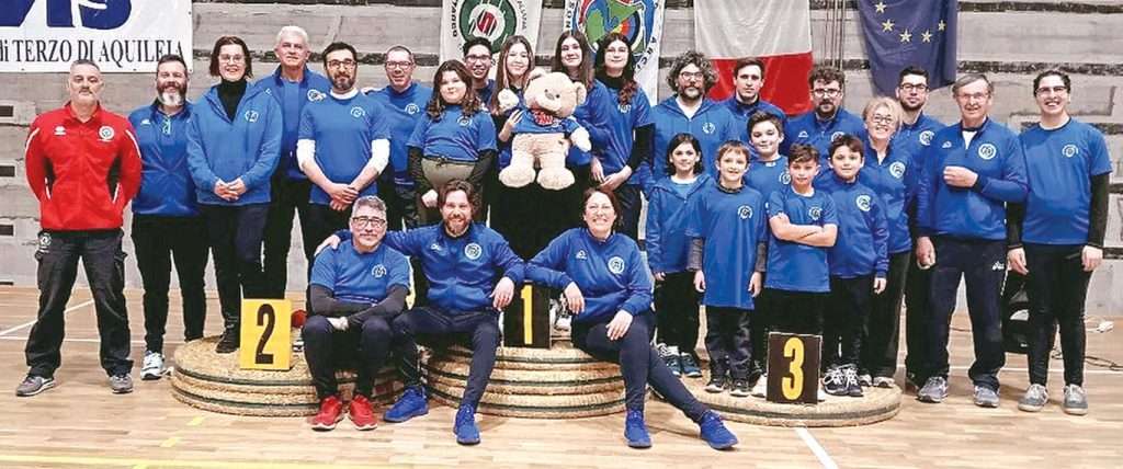 La Compagnia Arcieri Isonzo sul gradino più alto del podio