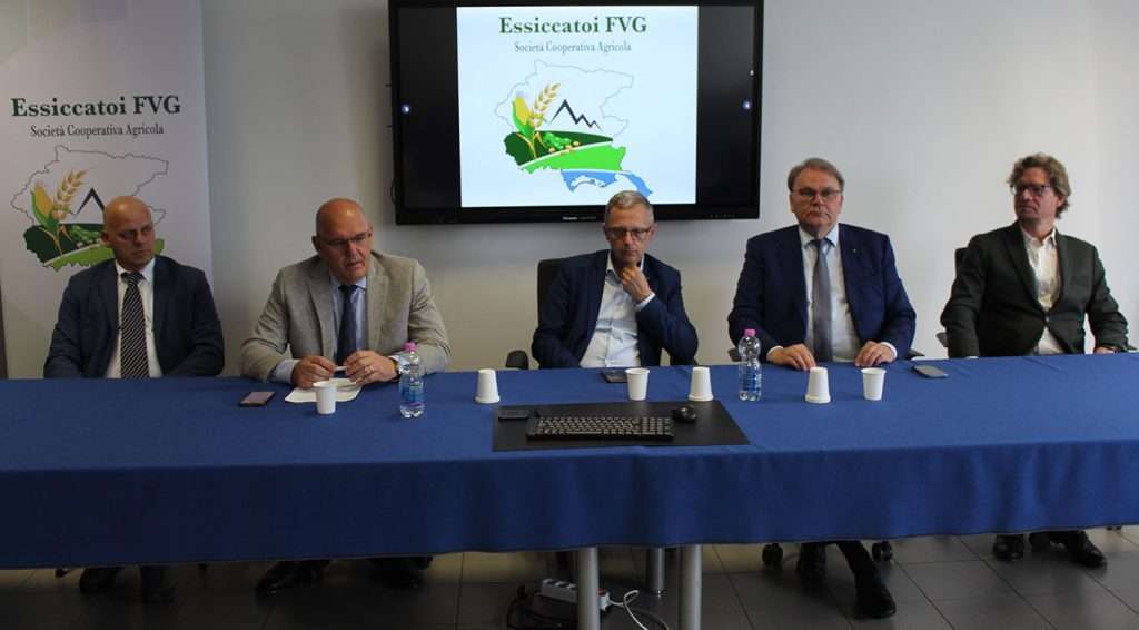 Da sinistra Fabris, Castagnaviz, Zannier, Feruglio e Thurn Valsassina