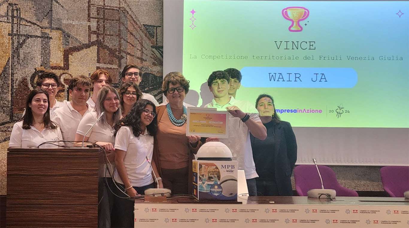 Gli studenti del Malignani premiati in Camera di Commercio a Udine