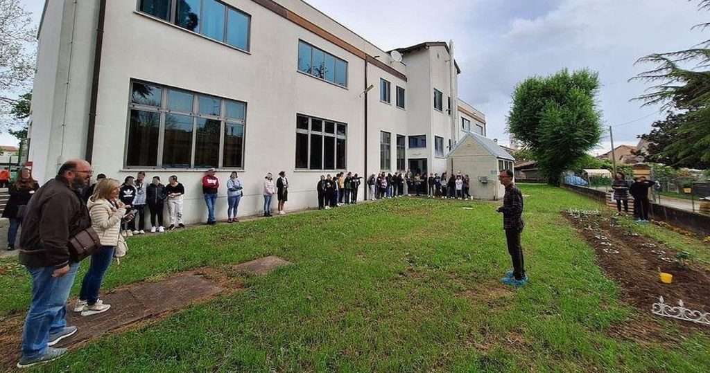 L'inaugurazione dell'Orto Blu