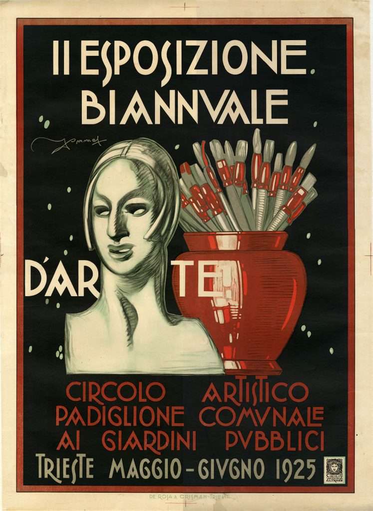 Vito Timmel Esposizione Biannuale del Circolo Artistico 1925