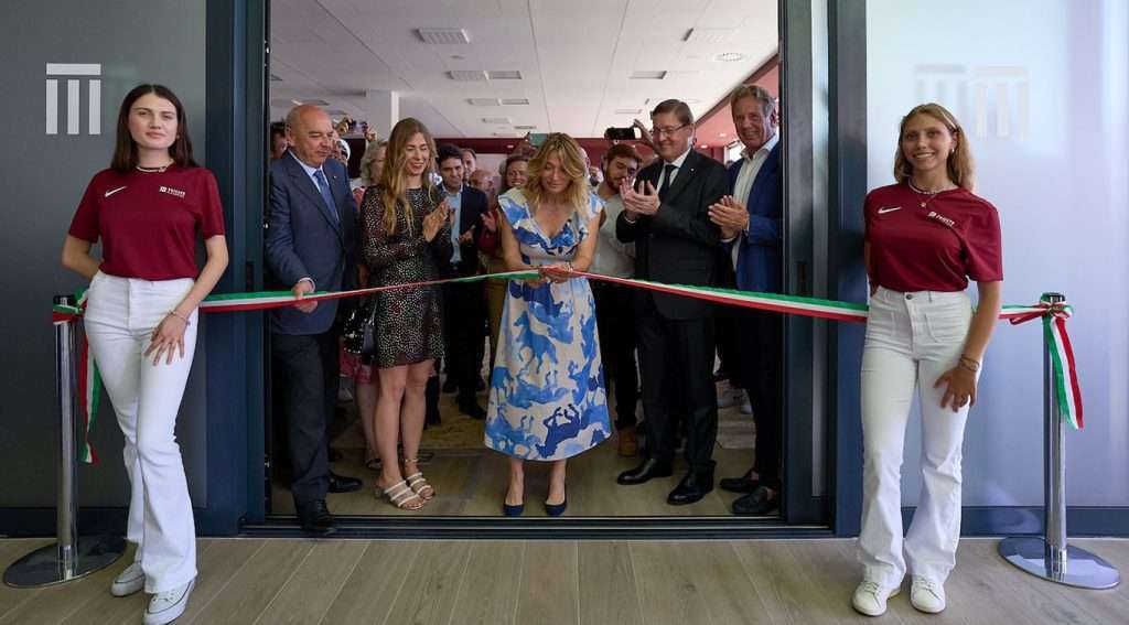 Margherita Granbassi taglia il nastro di Trieste Campus (ph. Giovanni Aiello)