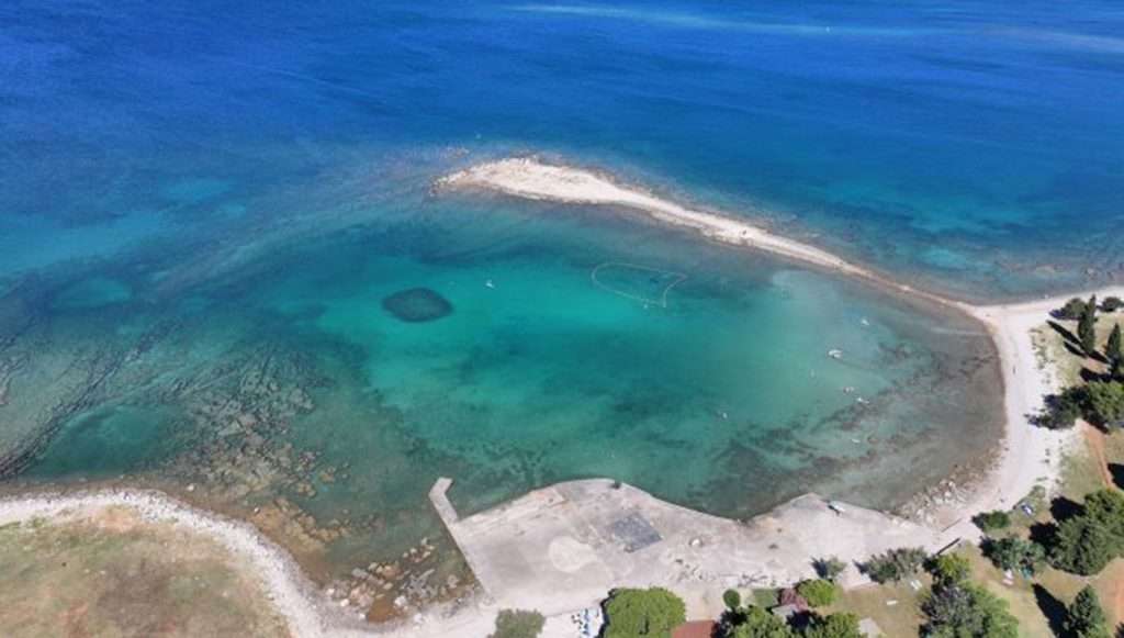 immagine dallalto della penisola di Sipar