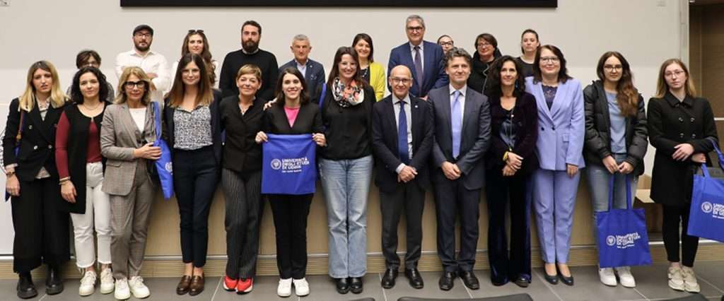 I corsisti con Roberto Pinton Andrea Cafarelli Michela Vogrig Nicola Gallua e Mario Robiony
