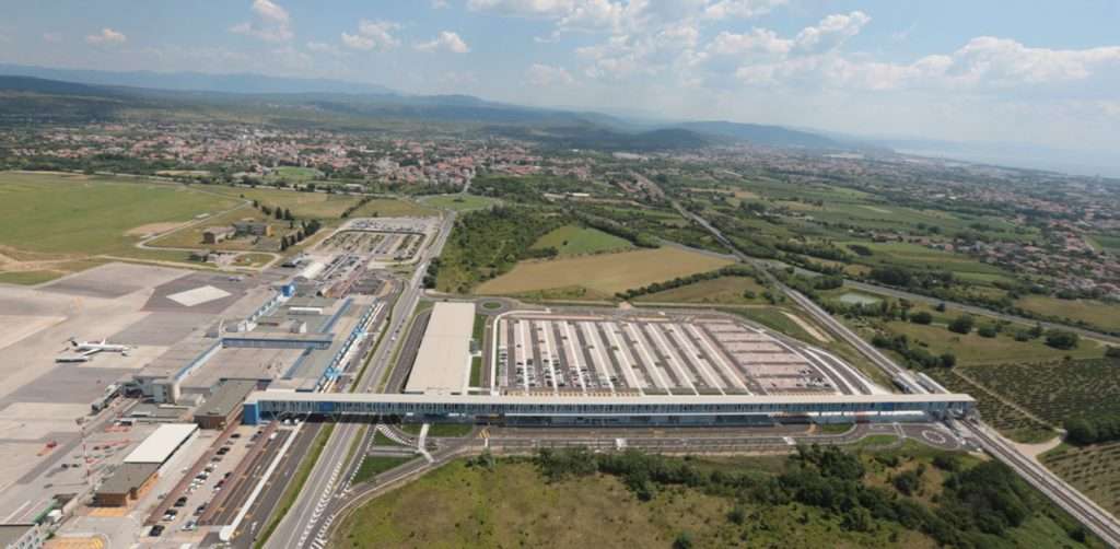 PANORAMICA POLO INTERMODALE E TERMINAL TRIESTE AIRPORT
