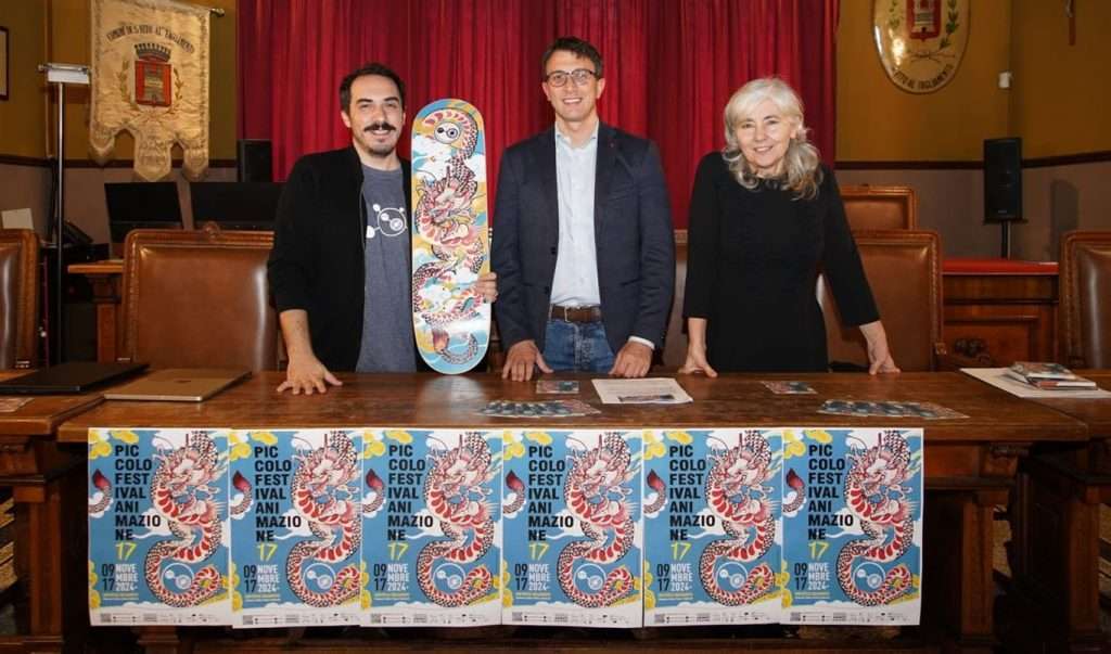 presentazione Pfa da sx Alessandro De ioannon Andrea Bruscia e Paola Bristot