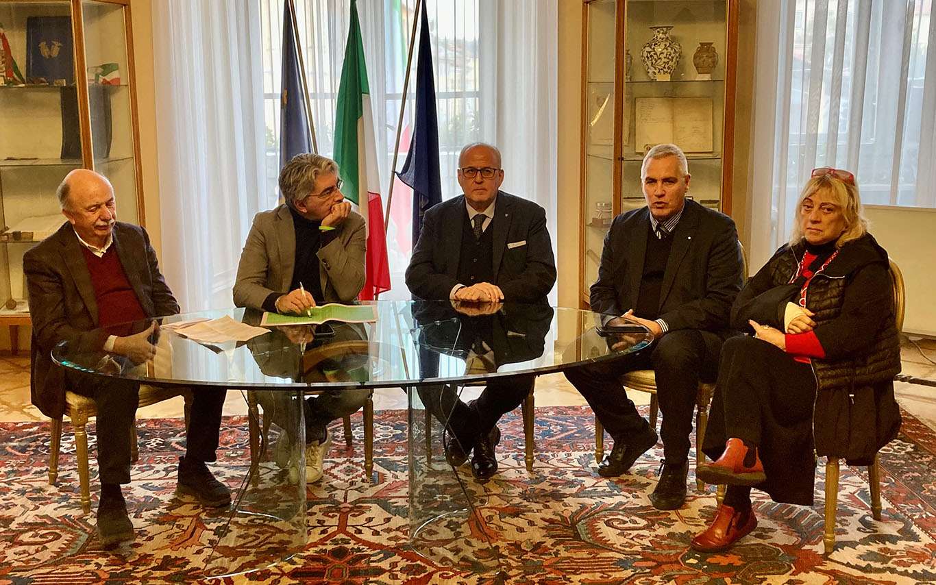 Da sinistra Grion, Calligaris, Ziberna, Ungaro e Artico