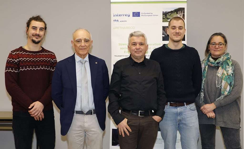 Da sinistra Lorenzo Frangini Edi Piasentier Stefano Filacorda Lorenzo Bernicchi Antonella Stravisi
