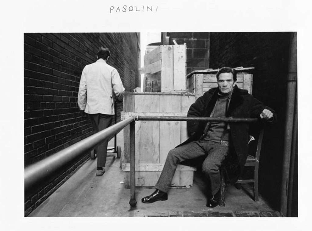 Pier Paolo Pasolini a New York1969Duane Michals courtesy Admira Milano