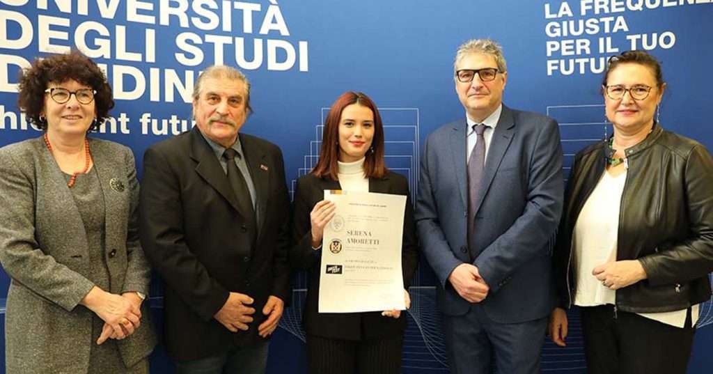 Da sinistra Iris Jammernegg Moreno Persello Serena Amoretti Andrea Cafarelli Federica degli Ivanissevich