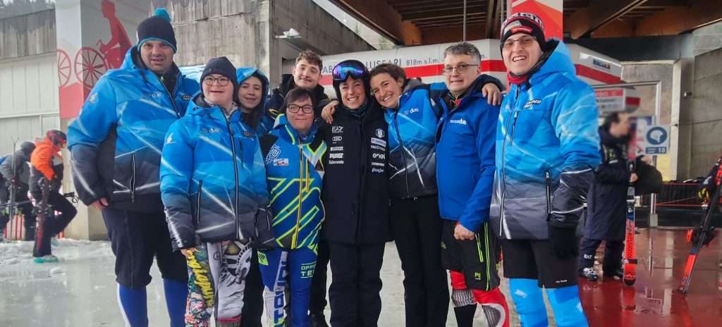 Tarvisio. Team SC2 con la Brignone