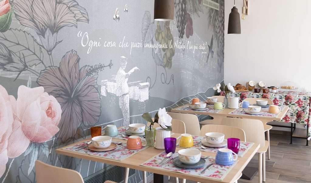 sala colazioni in agriturismo fvg