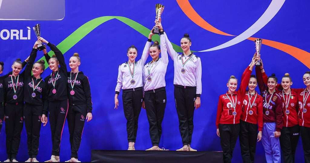 Podio A1 ritmica ASU crediti Luca Agati