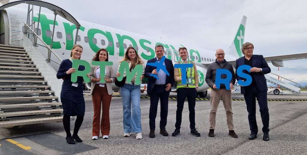 PRIMO VOLO TRANSAVIA ROTTERDAM TRIESTE