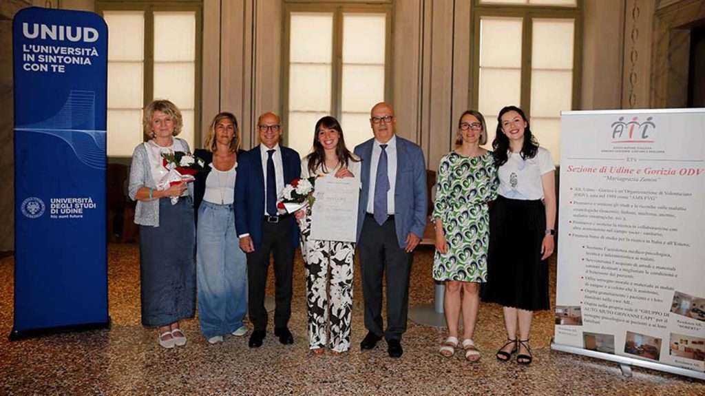 Da sinistra Alvisa Palese Serena Rossi Roberto Pinton Angela Pez Giuseppe Gioffre Eleonora Toffoletti Chiara Visintini
