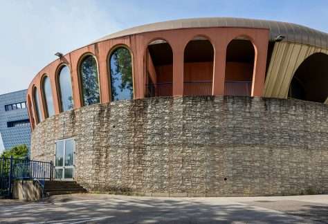 Piscina comunale Bruno Bianchi Trieste 2002 arch.tti Alessandro Francesco Mendin fotoRoberto Conte