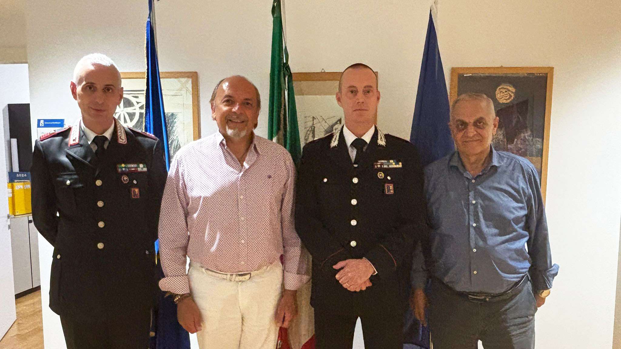 saluto carabiniere franco