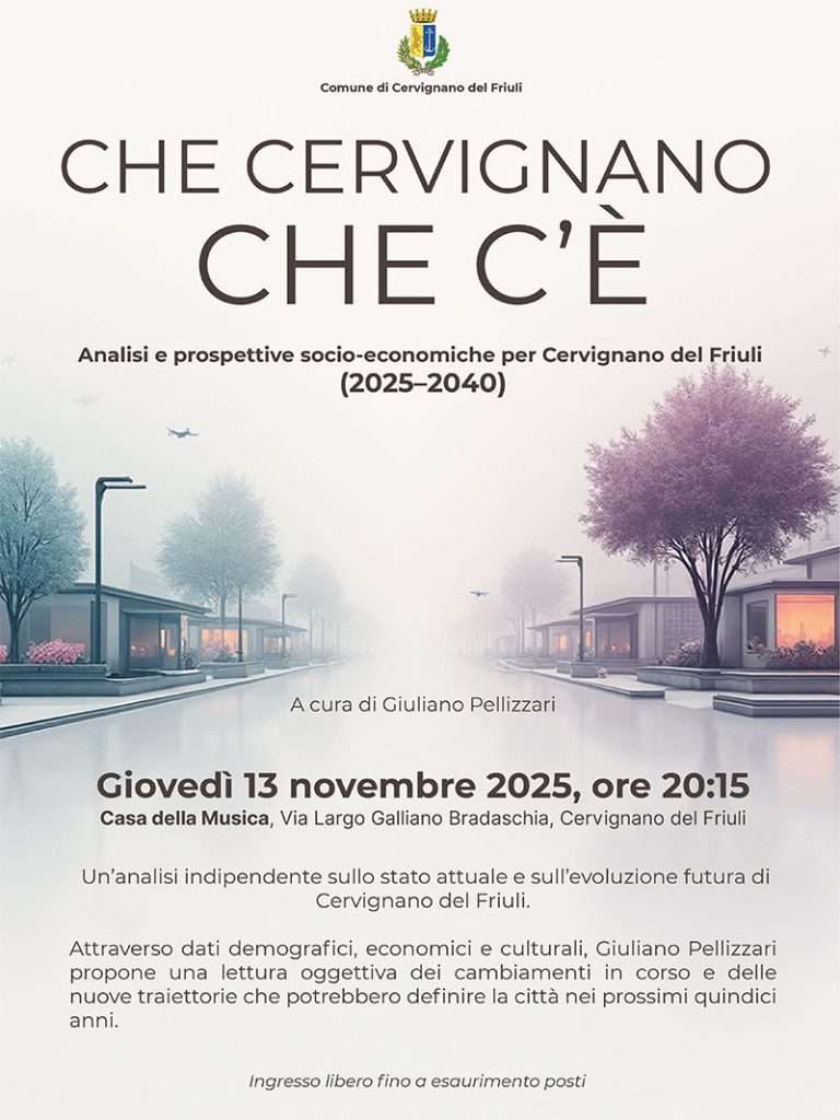 CHE CERVIGNANO CHE CE Poster A3 verticale