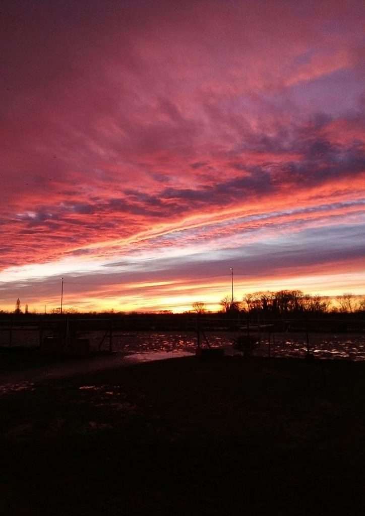 1a classificata TRAMONTO ROSSO di Alessandra Muscovic di Joannis loc. Uttano