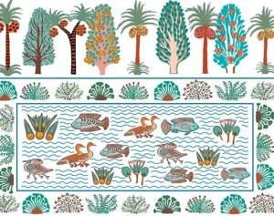 divina centore faraoni e fiori dett