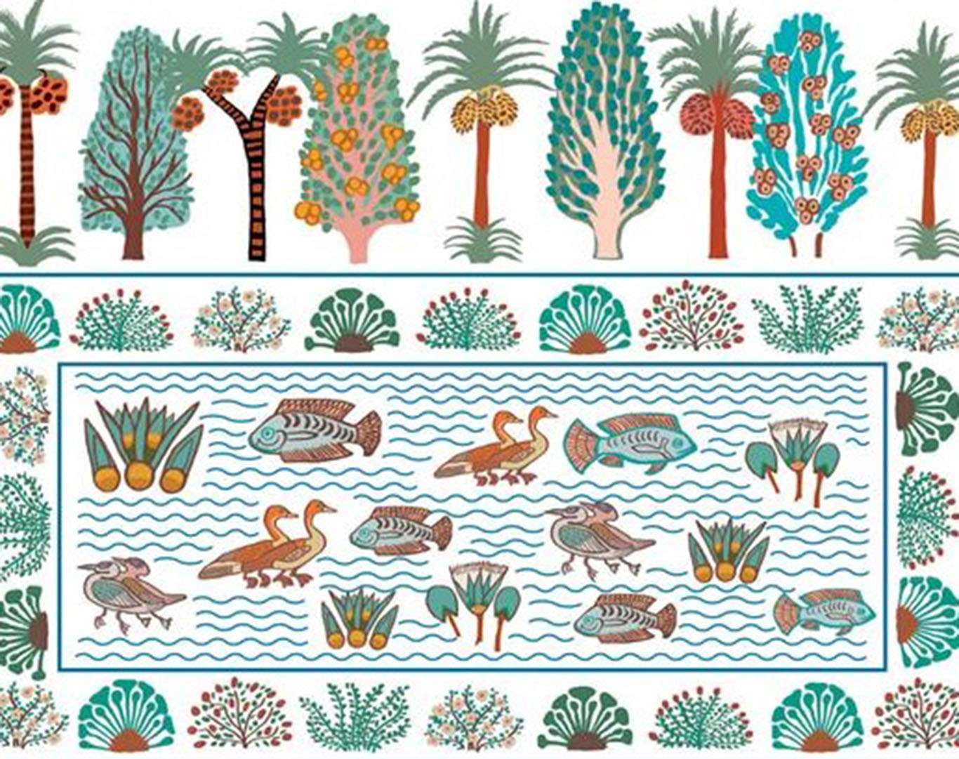 divina centore faraoni e fiori dett