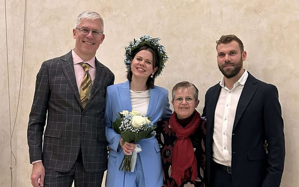 chiara tardivo con la famiglia