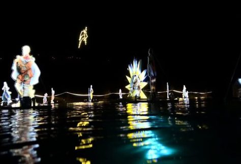 presepe subacqueo al lago di Cornino2025