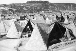 Bambini nel campo di concentramento di Rab