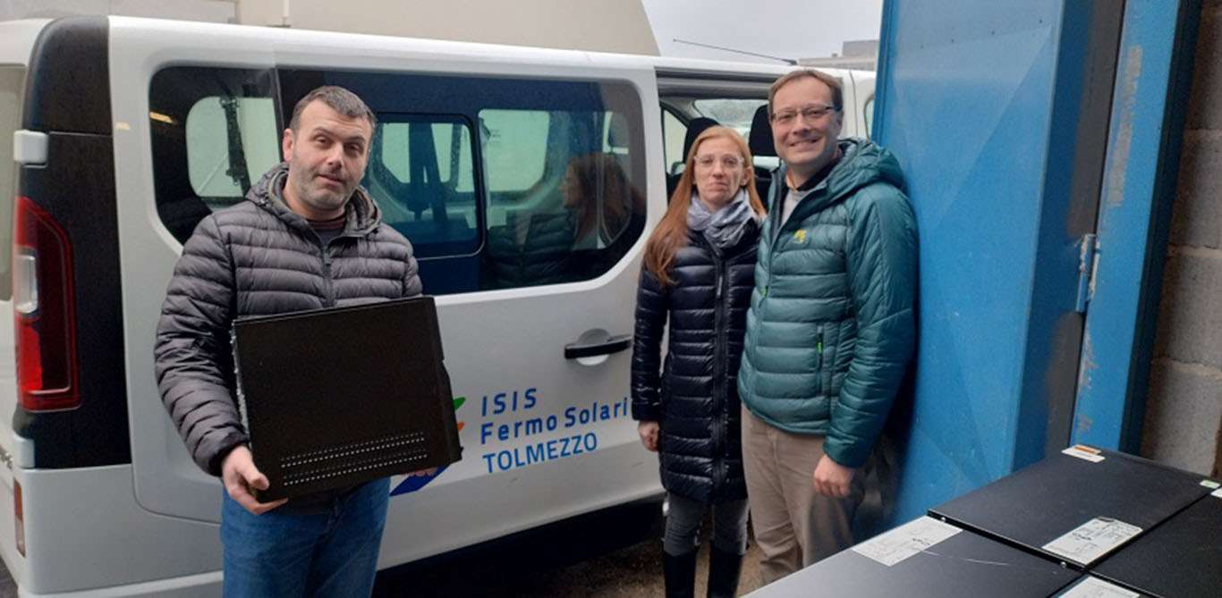 1 Da sinistra Giuliano Banelli Sara Colussi Luca Cadez